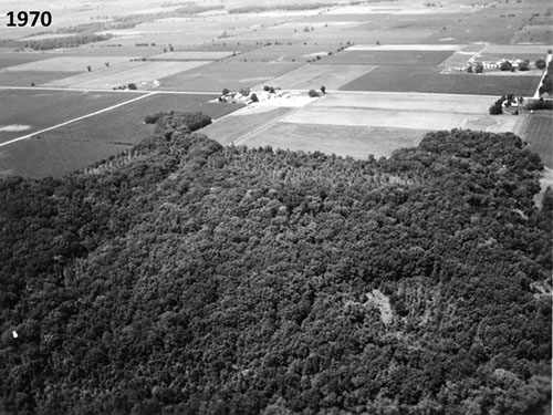Aerial photograph taken in 1970