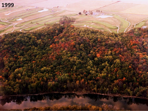 Aerial photograph taken in 1999